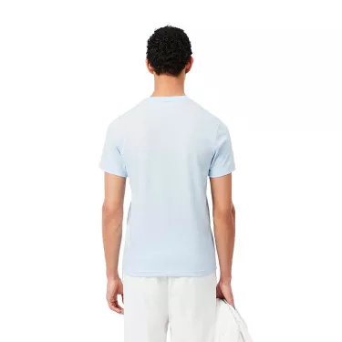 T-Shirt Lacoste Sport Ultra Dry Imprimé Bleu clair / Bleu