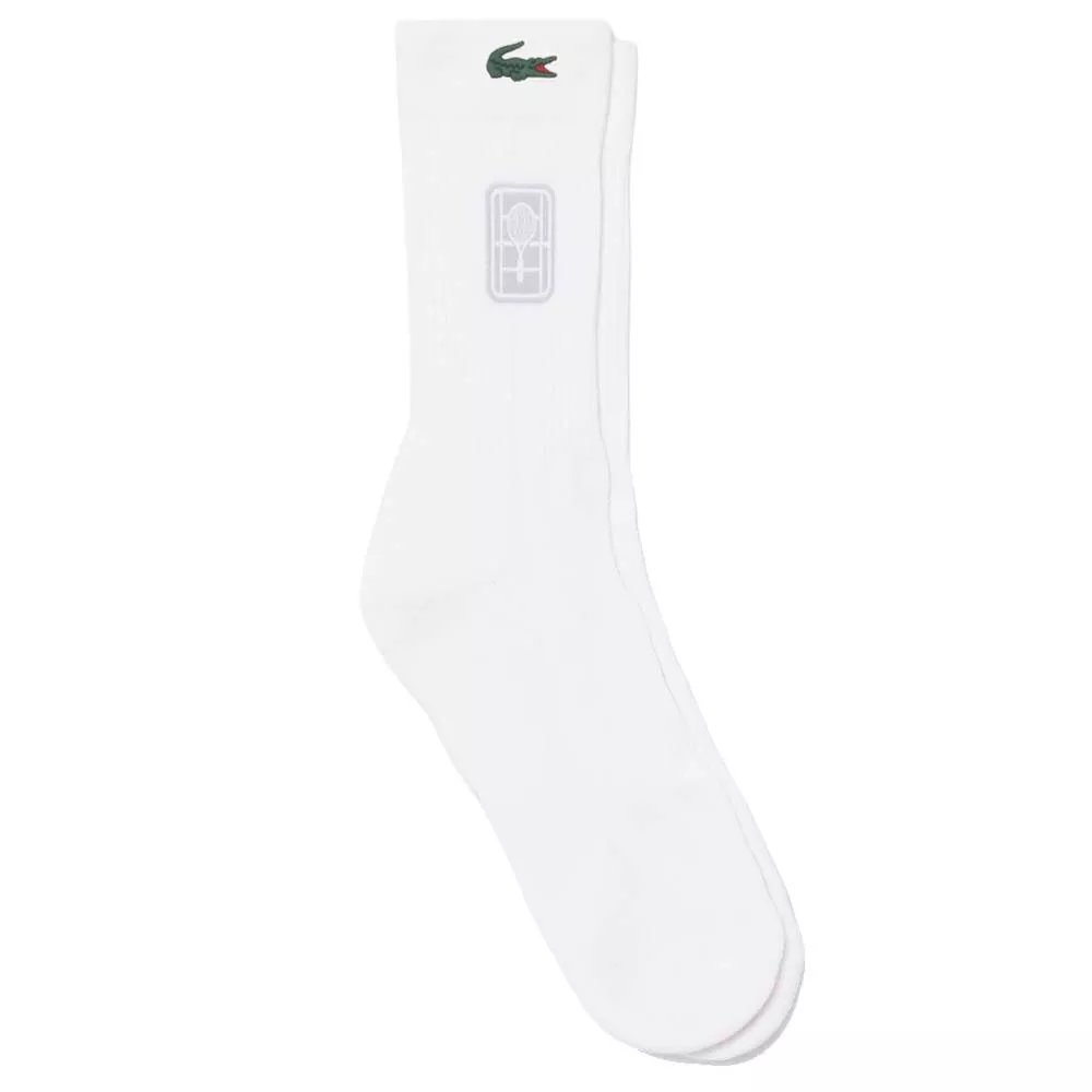 Chaussettes Lacoste Tech Blanc