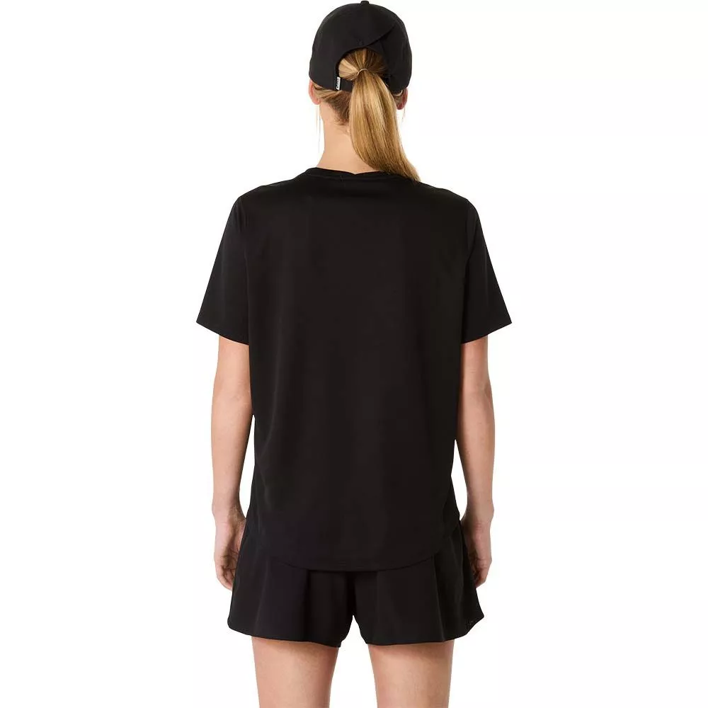 Asics Core SS T-Shirt Dames Zwart