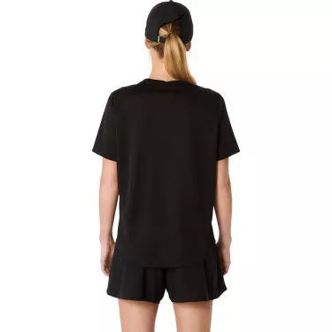 Asics Core SS T-Shirt Dames Zwart
