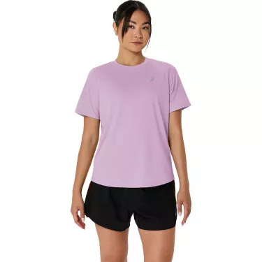 Asics Core SS T-Shirt Dames Roze