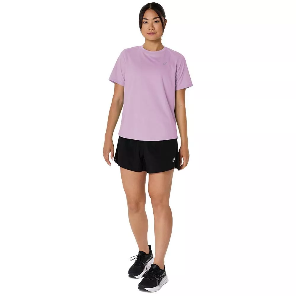 Asics Core SS T-Shirt Dames Roze