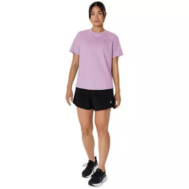 Asics Core SS T-Shirt Dames Roze