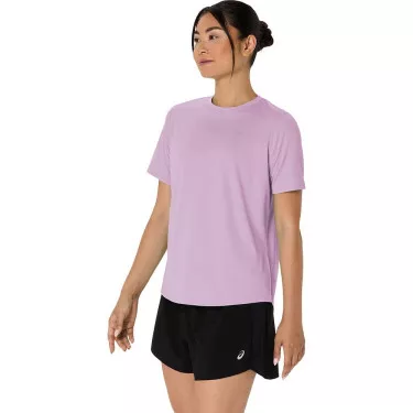 Asics Core SS T-Shirt Dames Roze