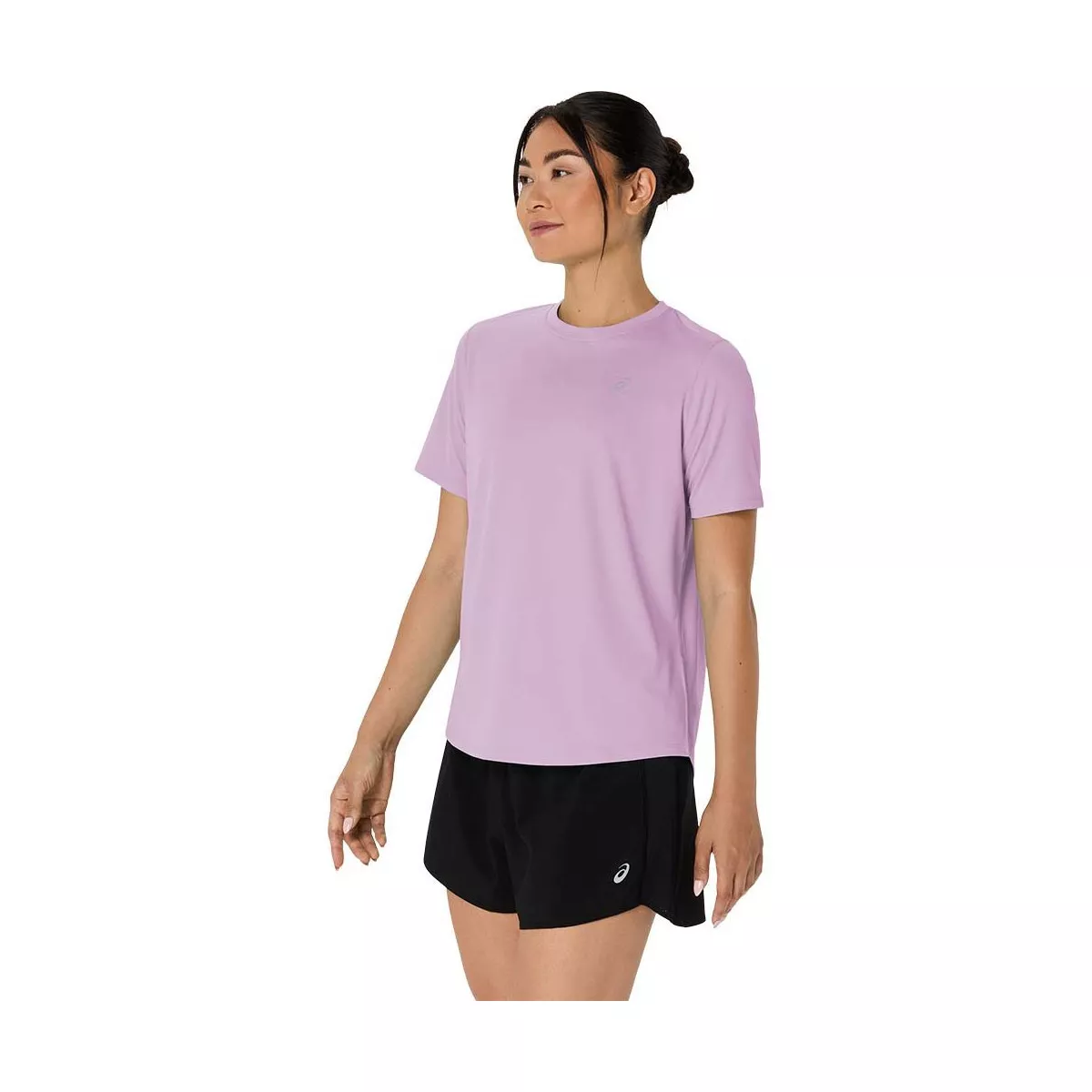 Asics Core SS T-Shirt Dames Roze