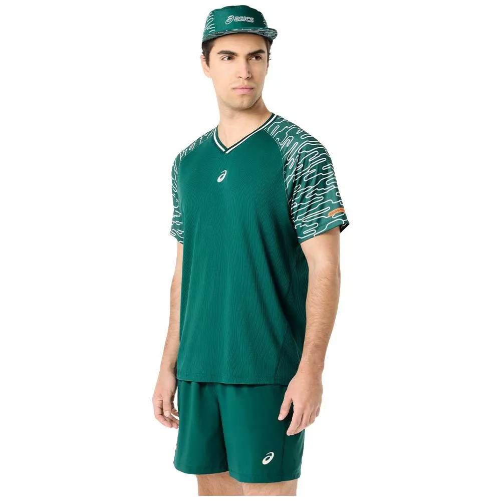 T-Shirt Asics Padel Court SS Vert