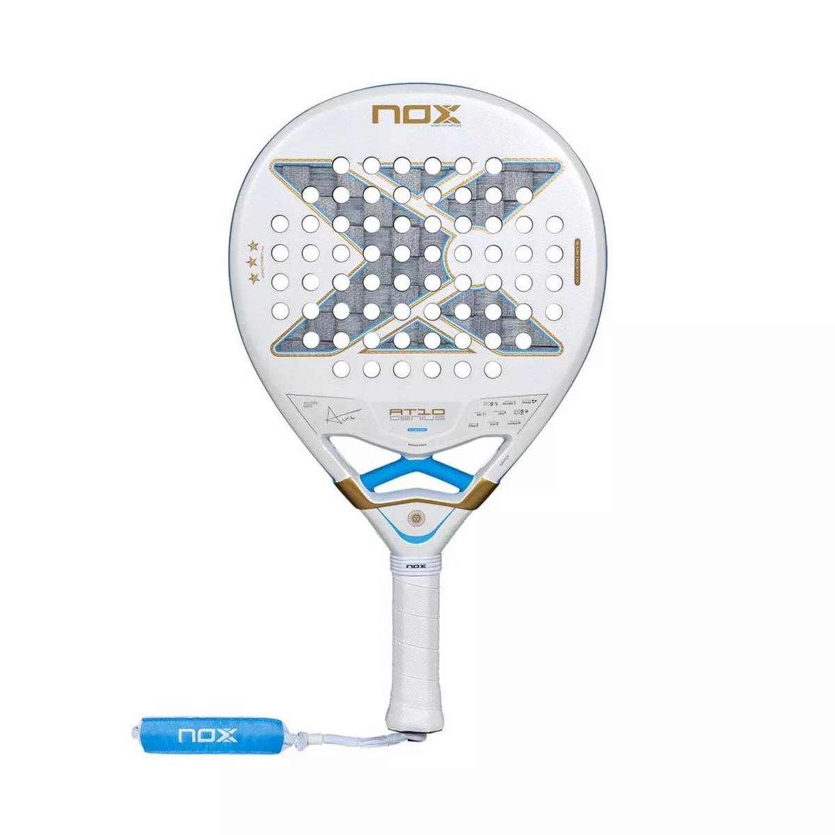 Nox AT10 Genius 18K Alum Buenos Aires 2026 Padelracket