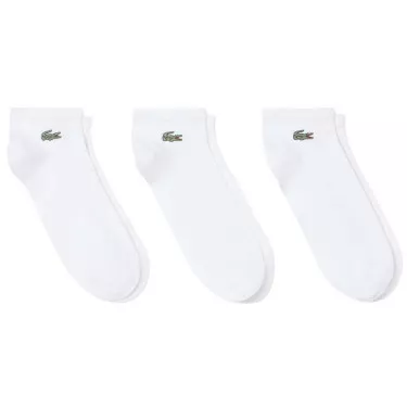 Chaussettes Lacoste Sport Short Blanc (3 paires)