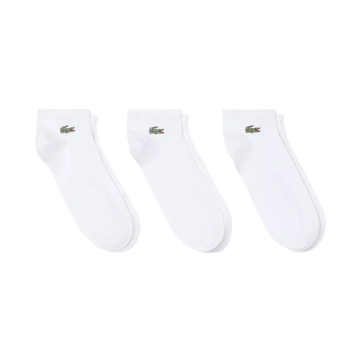 Chaussettes Lacoste Sport Short Blanc (3 paires)