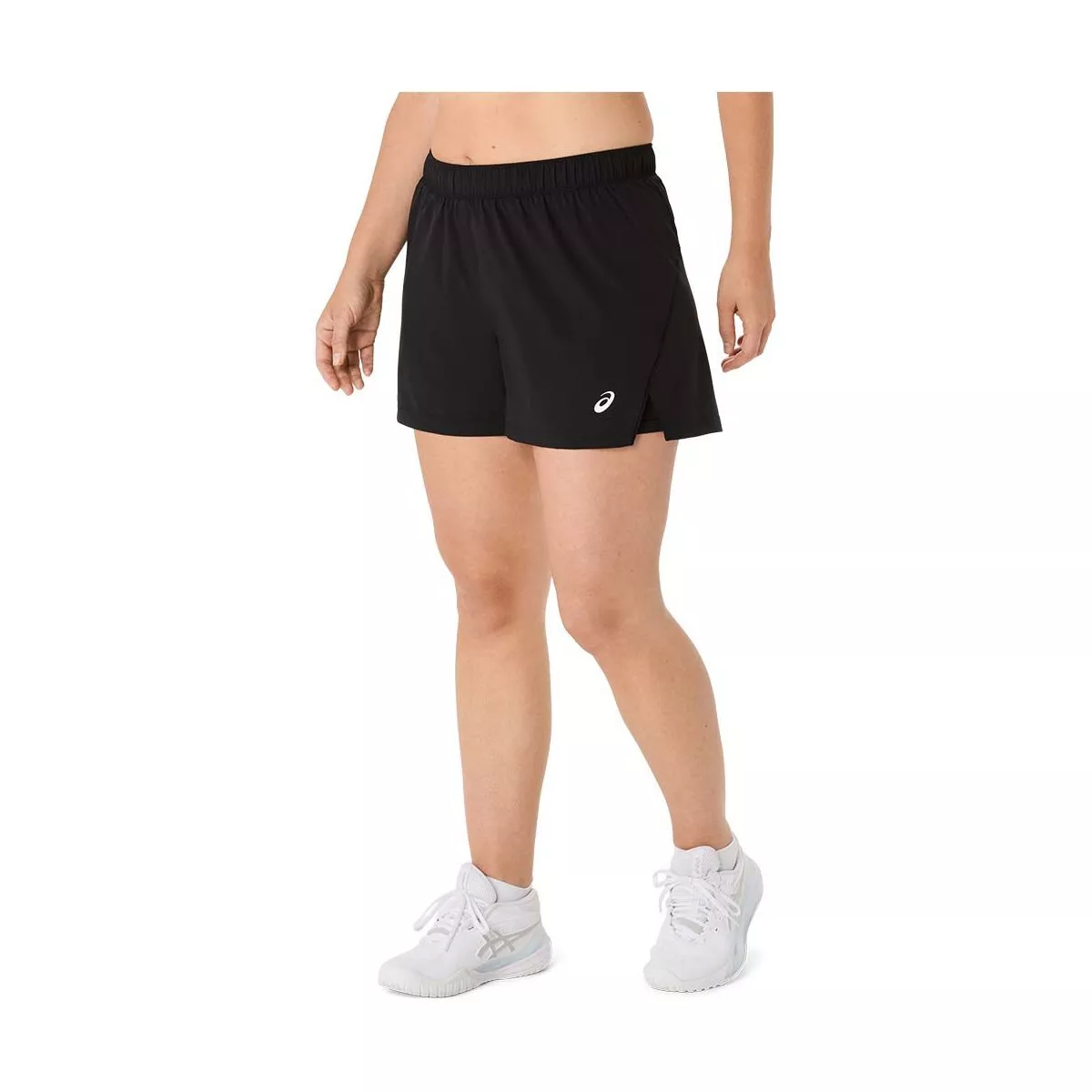 Short Asics Court 2-n-1 Femme Noir