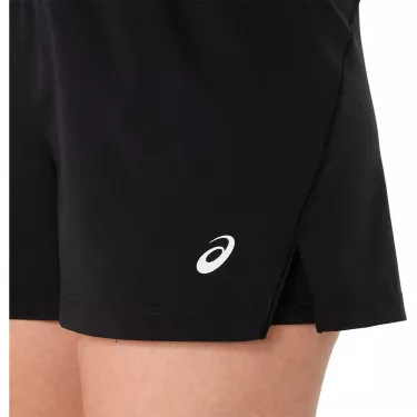 Short Asics Court 2-n-1 Femme Noir