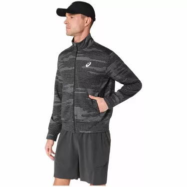 Asics Match Night Energy Jas Zwart / Grijs