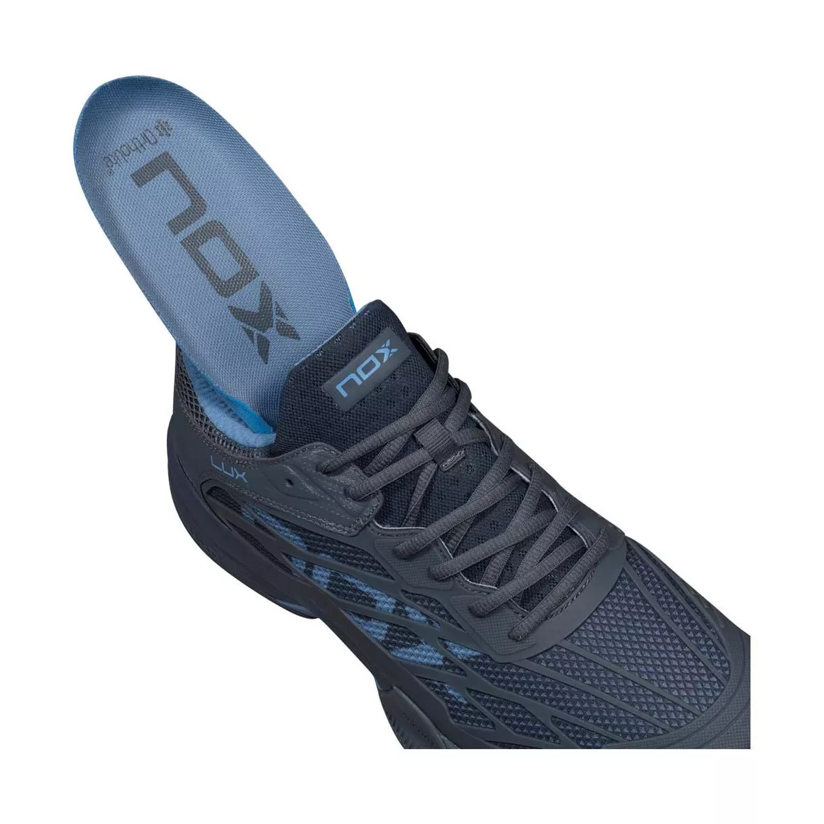 Nox AT10 Lux 2026 Marineblauwe Padel Schoenen