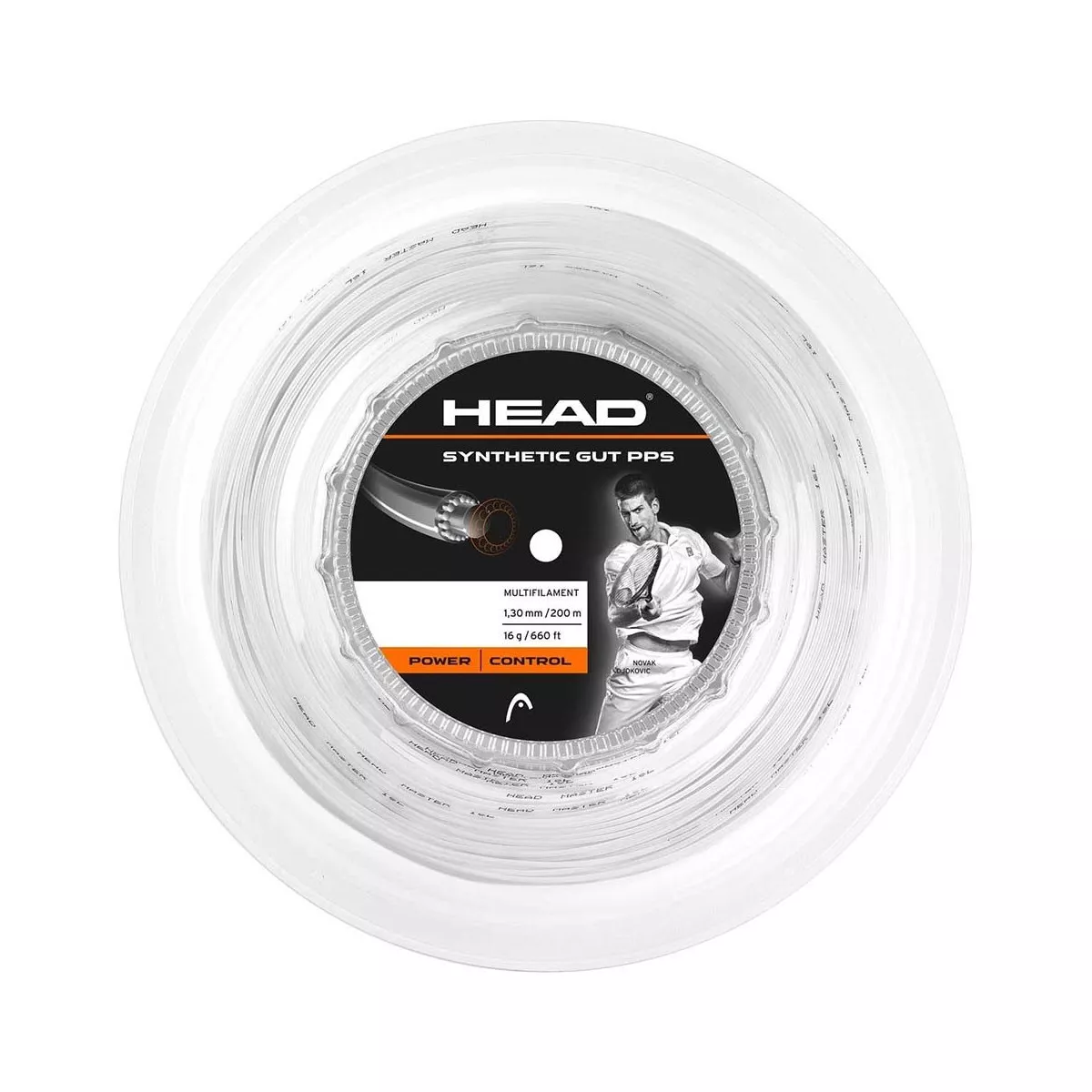 Bobine Head Synthetic Gut PPS Blanc 200m