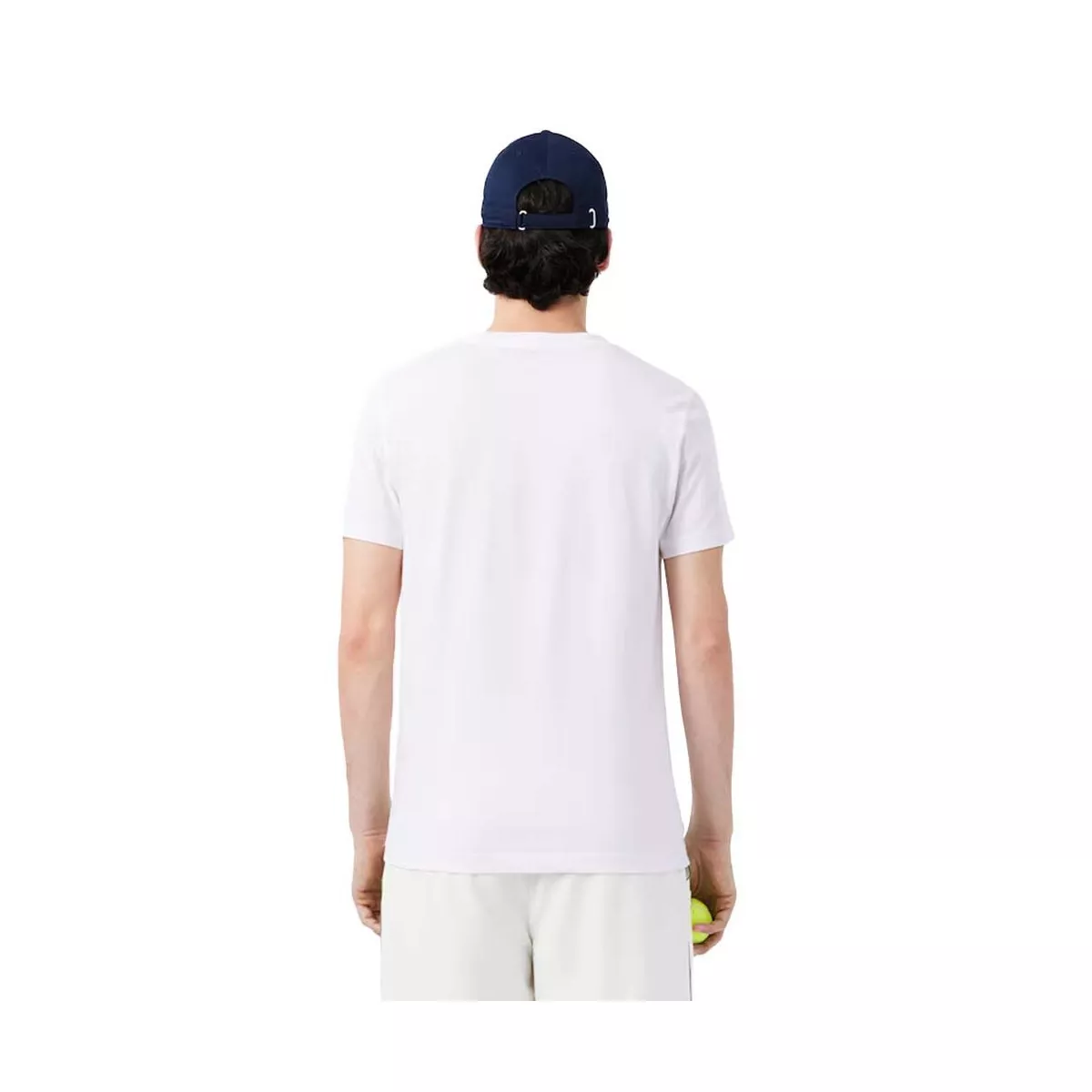 Pack T-Shirt + Casquette Lacoste Tennis x Novak Djokovic Blanc
