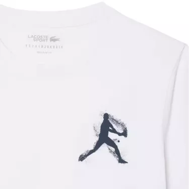 Pack T-Shirt + Casquette Lacoste Tennis x Novak Djokovic Blanc