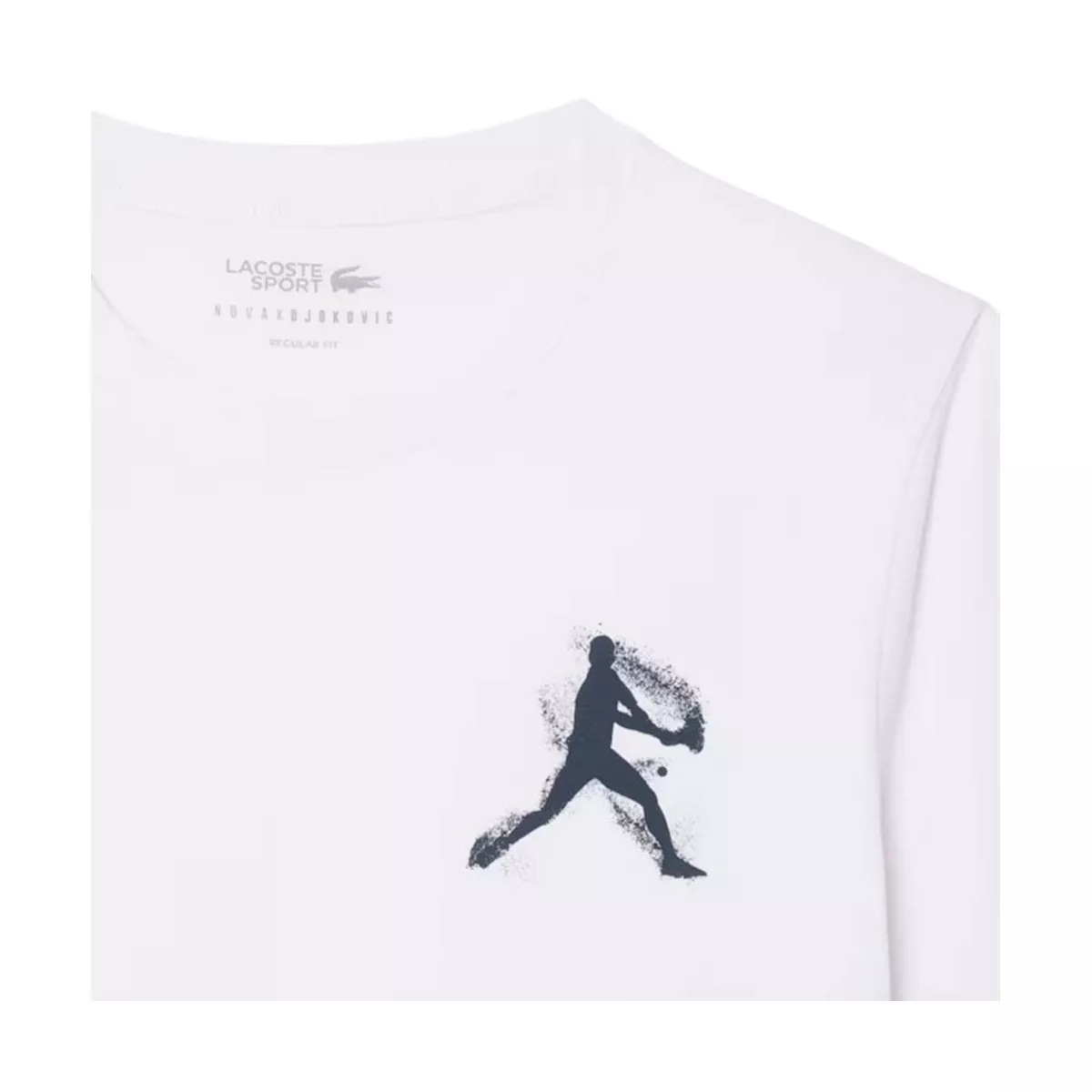 Pack T-Shirt + Casquette Lacoste Tennis x Novak Djokovic Blanc