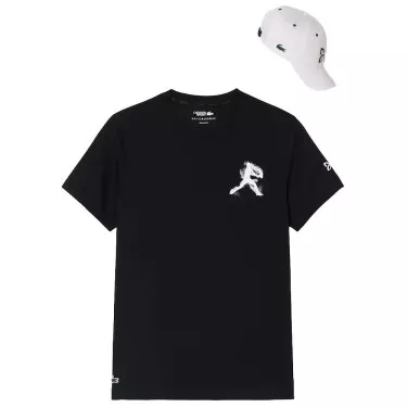 Voordeelpakket Lacoste x Novak Djokovic T-shirt & Pet Zwart