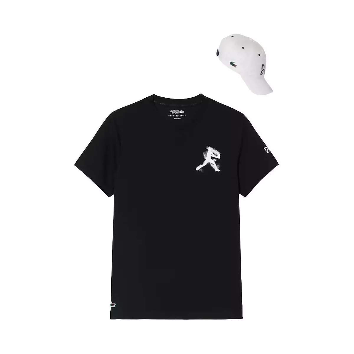 Voordeelpakket Lacoste x Novak Djokovic T-shirt & Pet Zwart