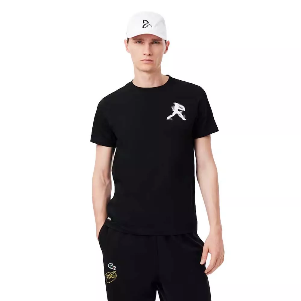 Voordeelpakket Lacoste x Novak Djokovic T-shirt & Pet Zwart