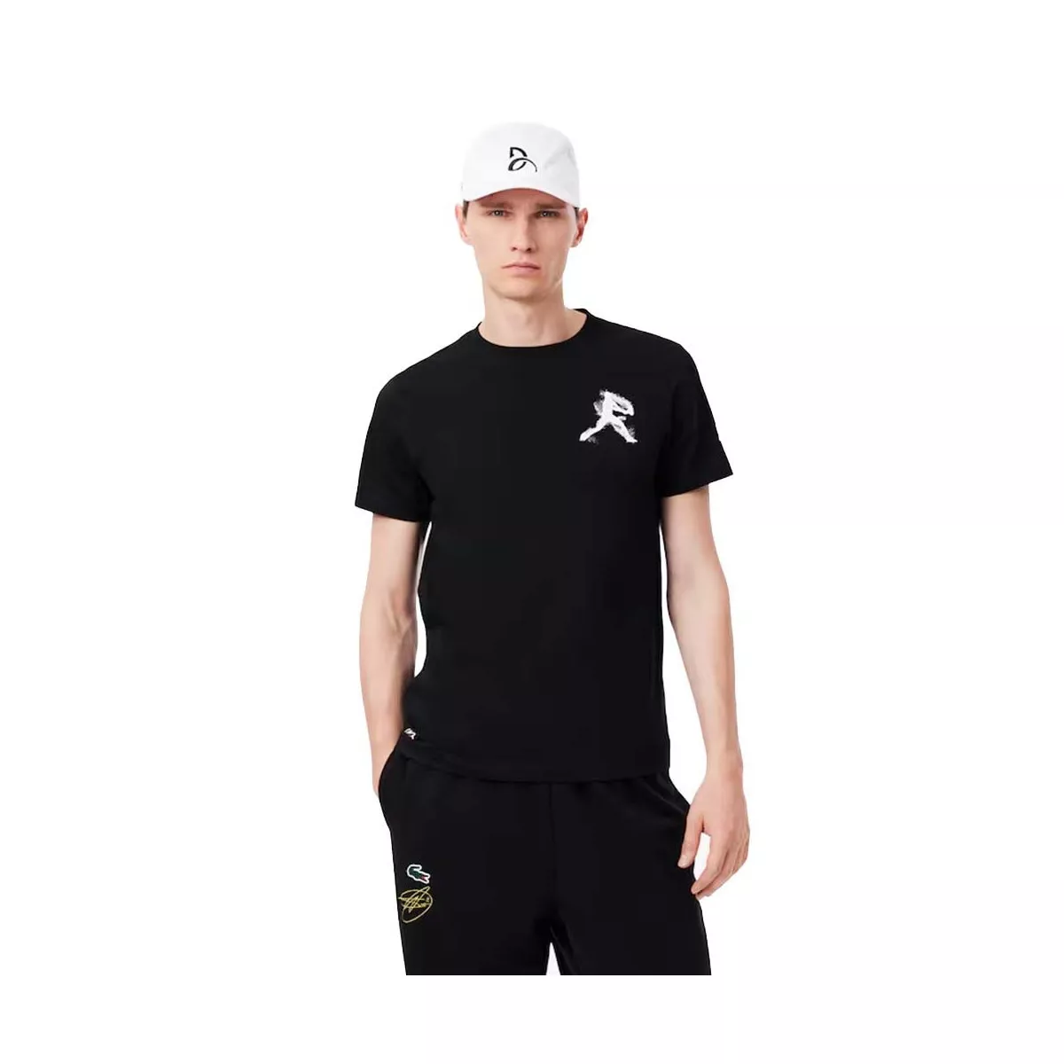 Voordeelpakket Lacoste x Novak Djokovic T-shirt & Pet Zwart