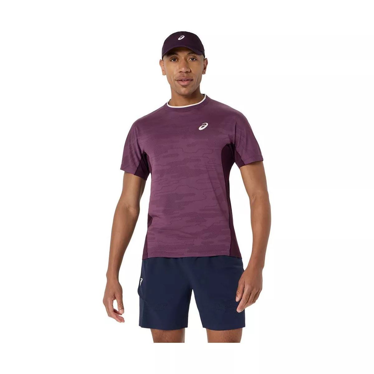T-Shirt Asics Match Jacquard SS Violet