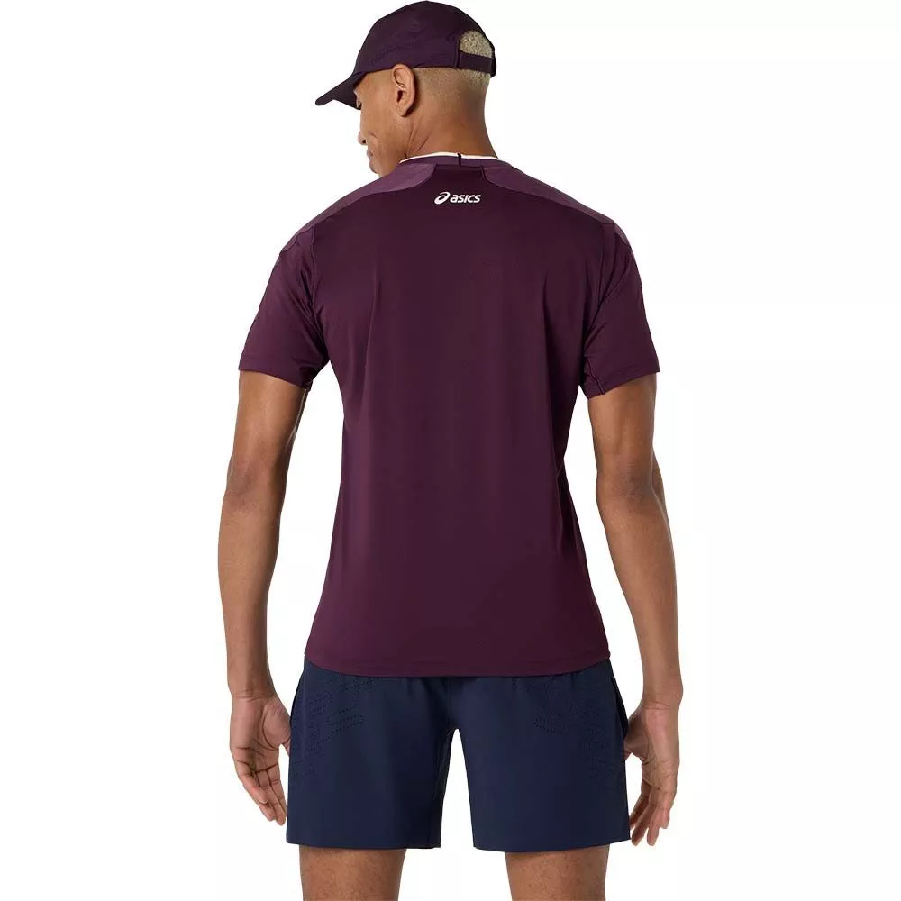 T-Shirt Asics Match Jacquard SS Violet