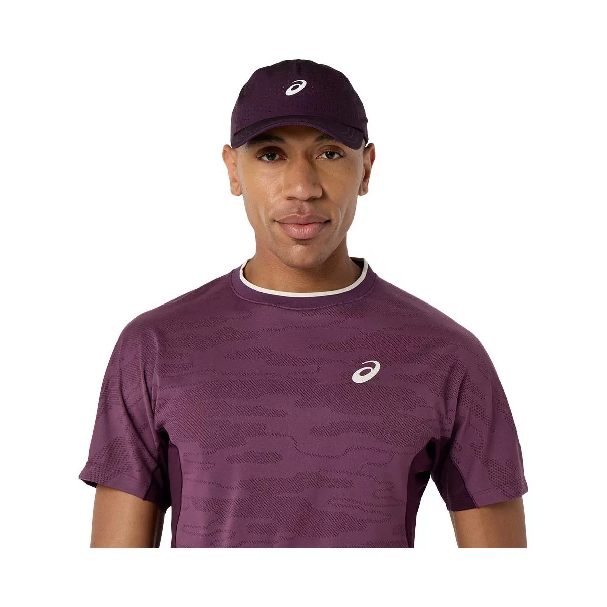 T-Shirt Asics Match Jacquard SS Violet