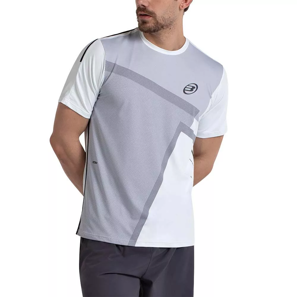 T-shirt Bullpadel Mosal Blanc / Gris