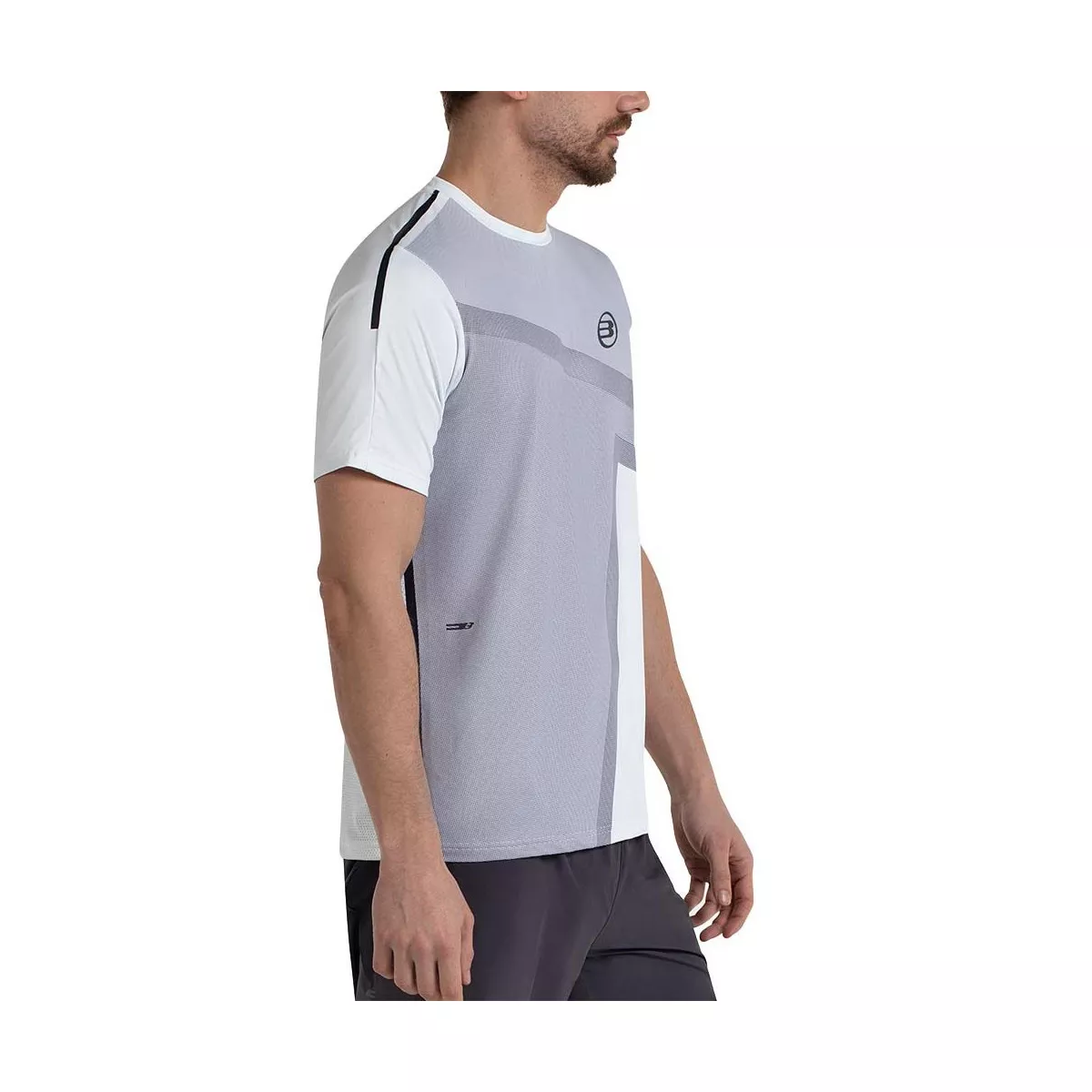 T-shirt Bullpadel Mosal Blanc / Gris