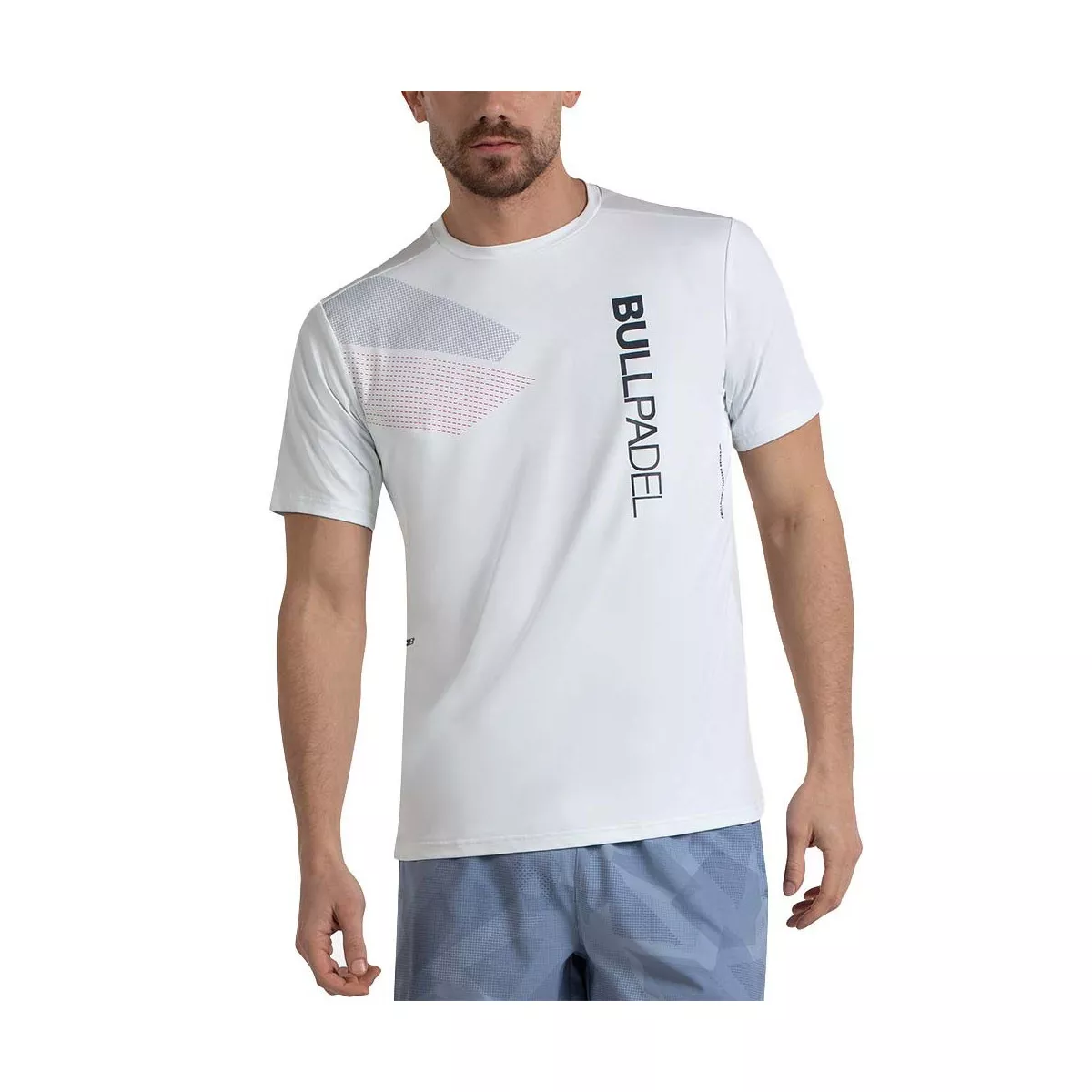 T-shirt Bullpadel Mistel Blanc
