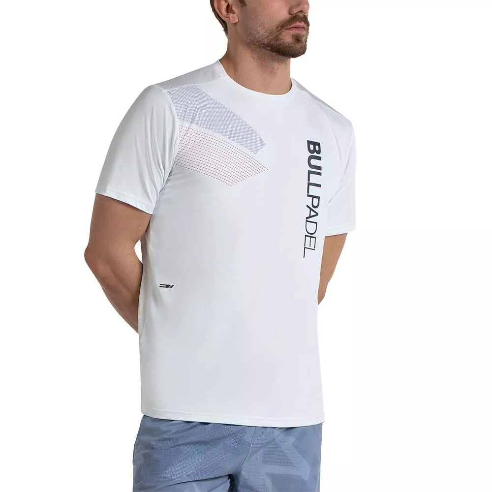 T-shirt Bullpadel Mistel Blanc