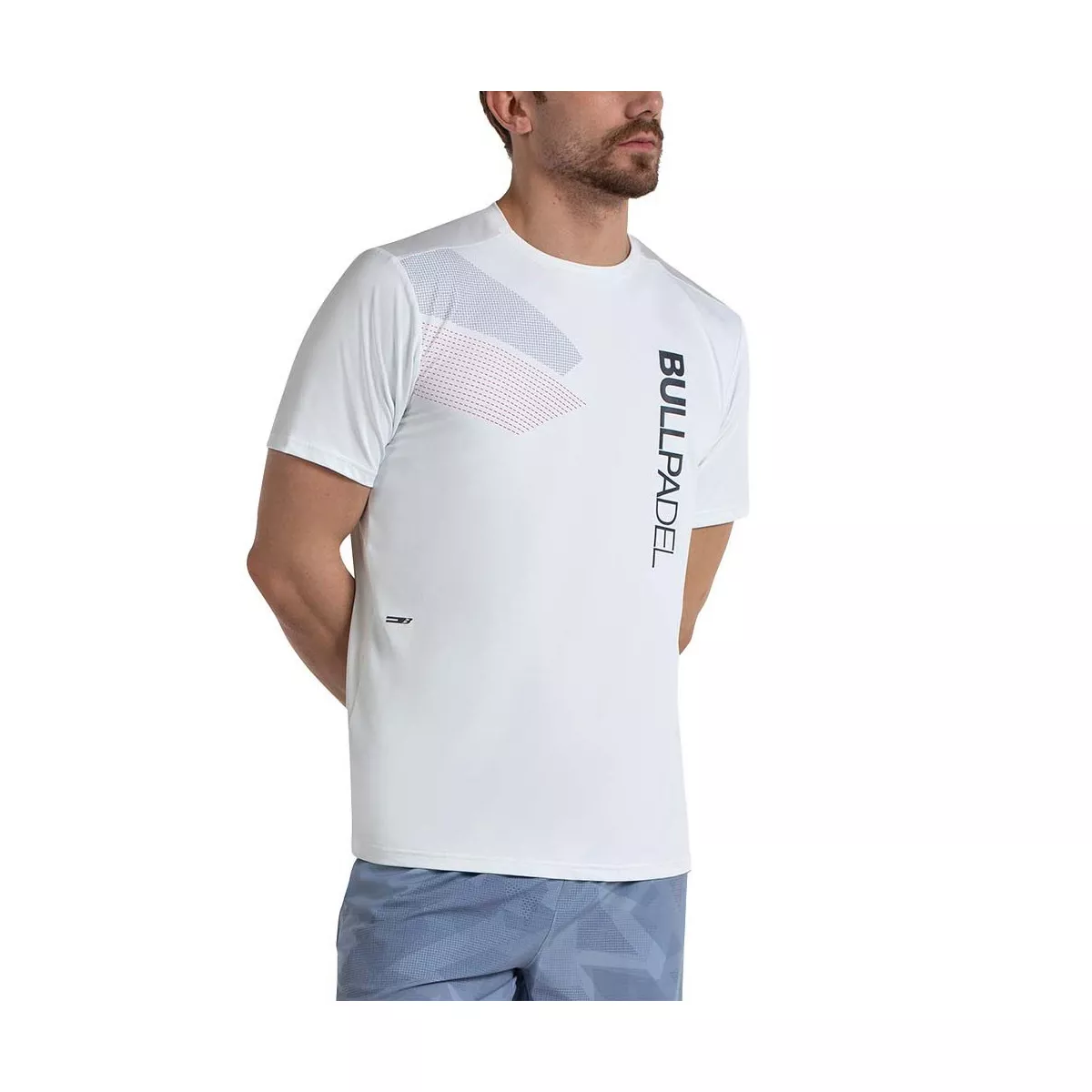 T-shirt Bullpadel Mistel Blanc