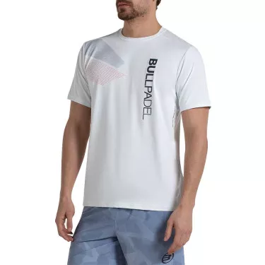 T-shirt Bullpadel Mistel Blanc