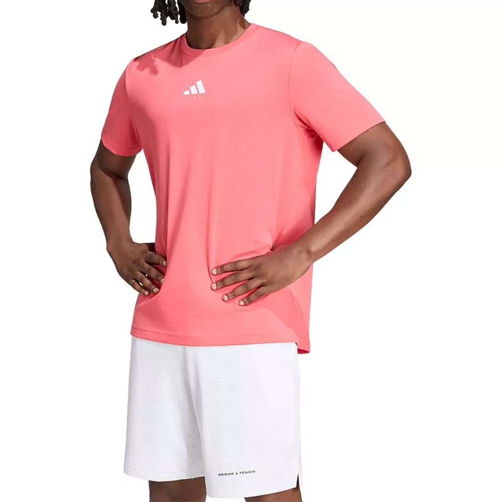 T-Shirt Adidas Padel Graphique Rouge