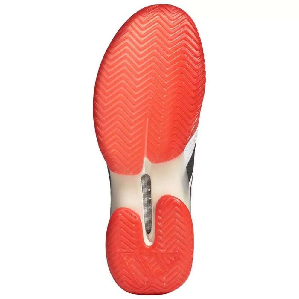 Chaussures Adidas Barricade 14 Blanc / Orange