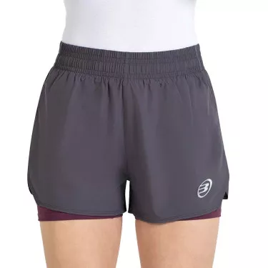 Bullpadel Orfeu Dames Short Donkergrijs