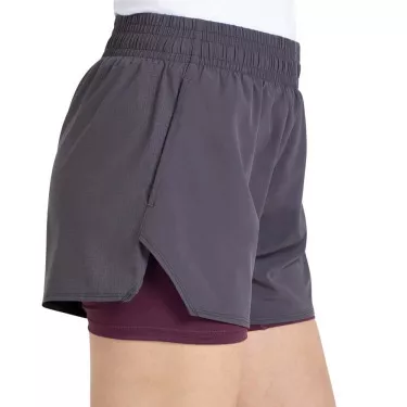 Bullpadel Orfeu Dames Short Donkergrijs