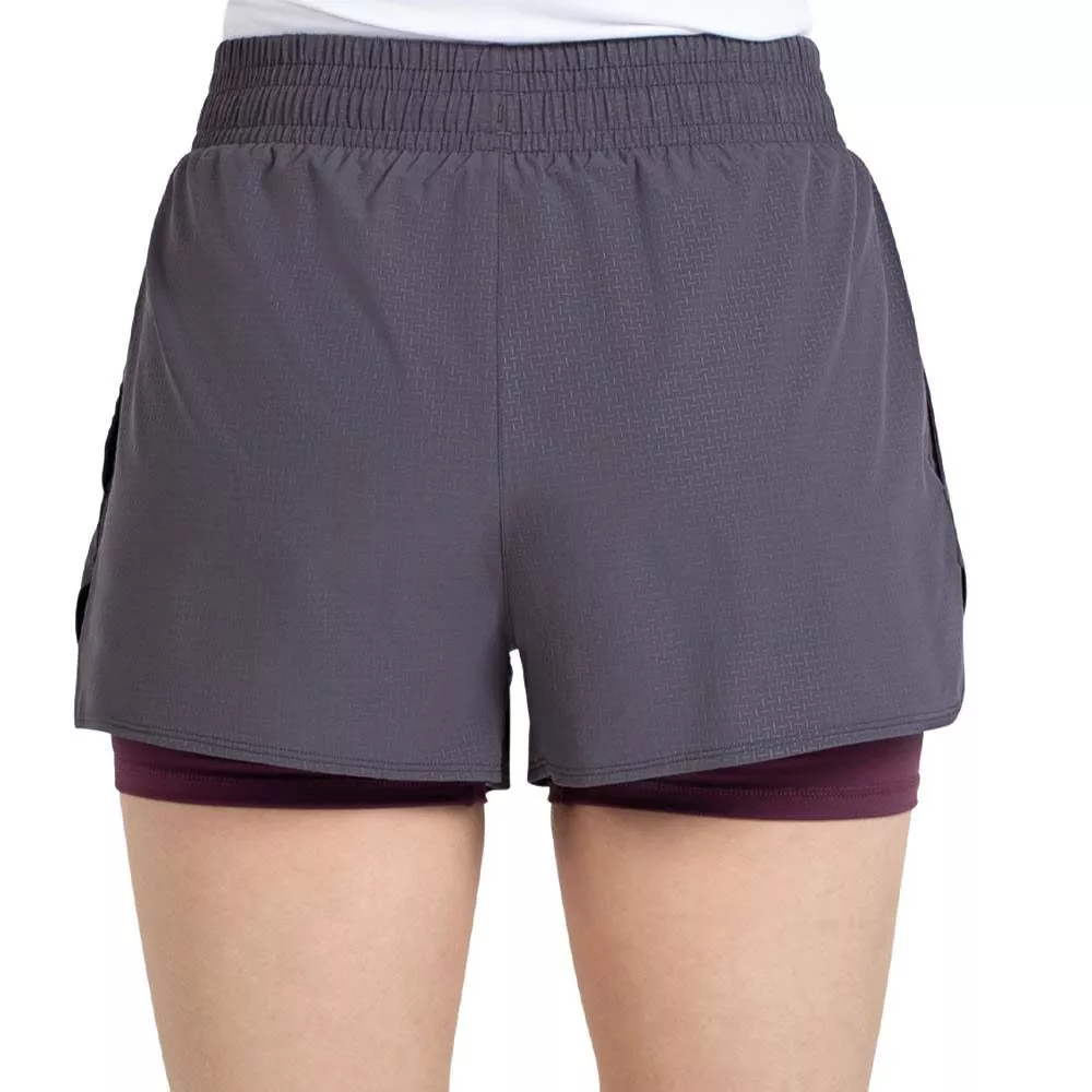 Bullpadel Orfeu Dames Short Donkergrijs