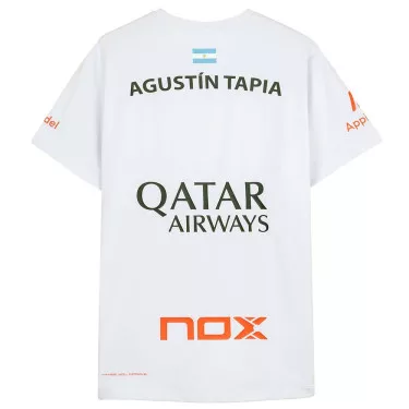 T-shirt Nox AT10 Agustín Tapia Blanc