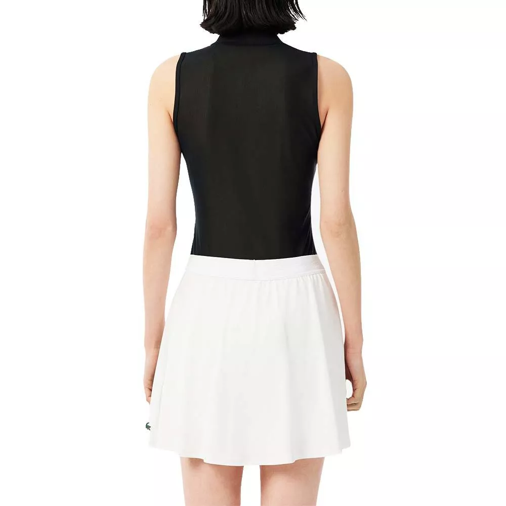 Lacoste Dames Tennispolo Mouwloos Zwart