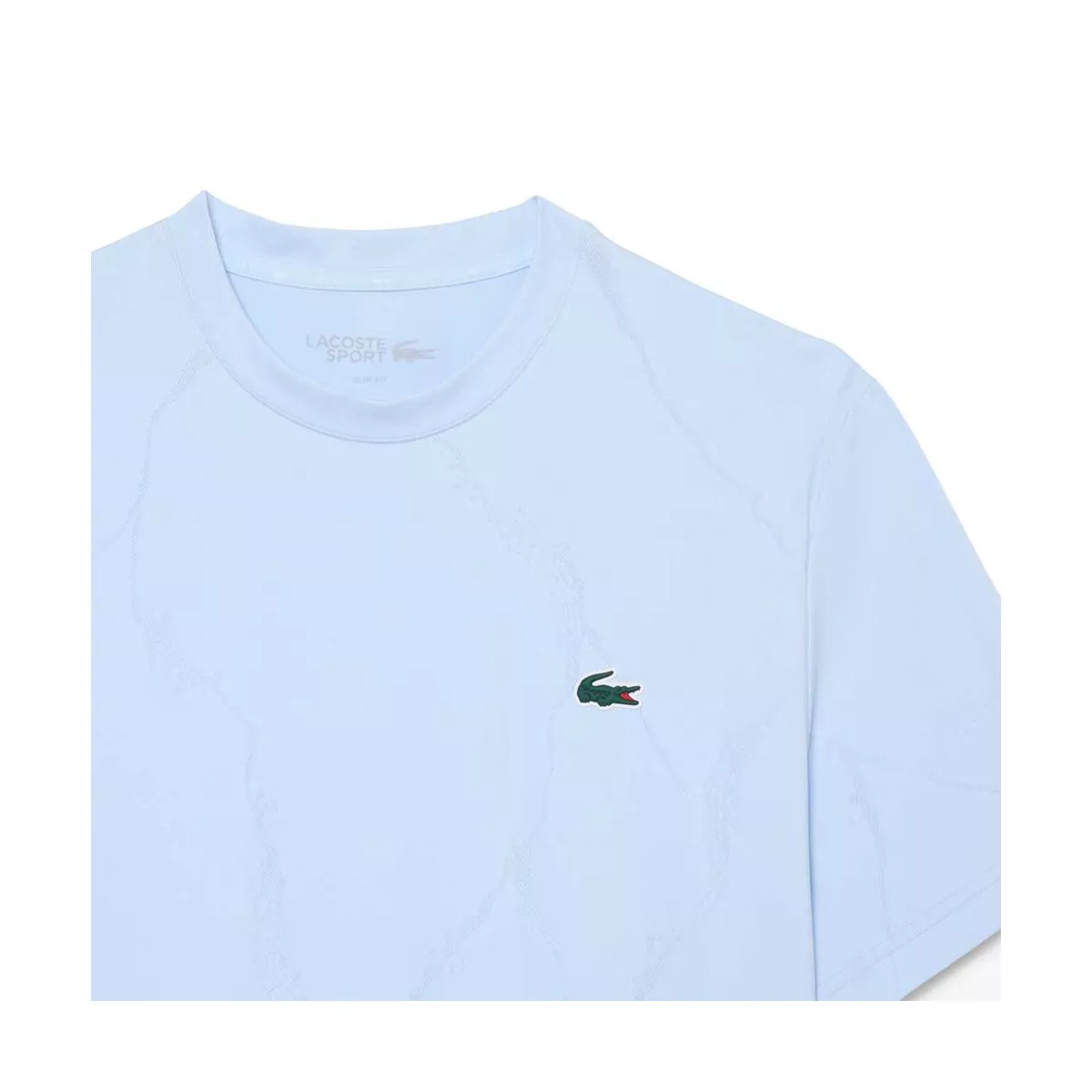 T-Shirt Lacoste Tennis Ultra Dry Bleu clair