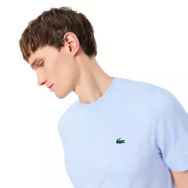 T-Shirt Lacoste Tennis Ultra Dry Bleu clair