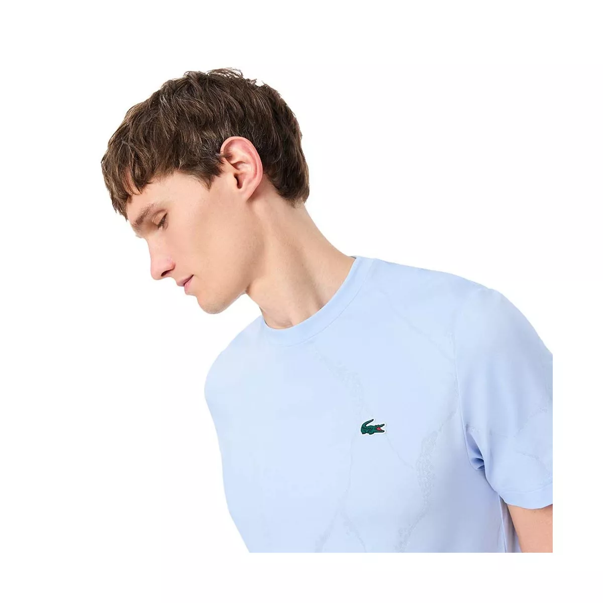 T-Shirt Lacoste Tennis Ultra Dry Bleu clair