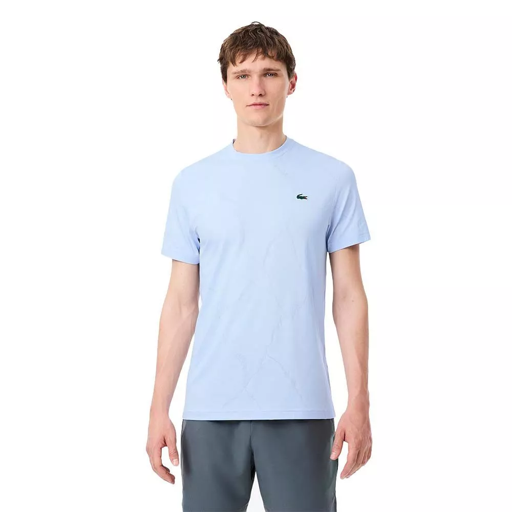 T-Shirt Lacoste Tennis Ultra Dry Bleu clair