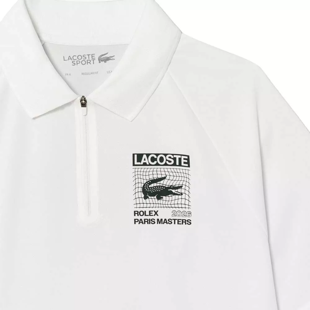 Polo Lacoste Tennis Rolex Masters Blanc