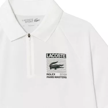 Polo Lacoste Tennis Rolex Masters Blanc
