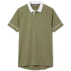 Polo Lacoste Tennis Novak Djokovic On Court Vert