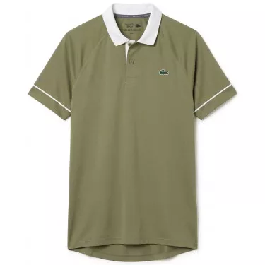 Lacoste Tennis Polo Novak Djokovic On Court Groen