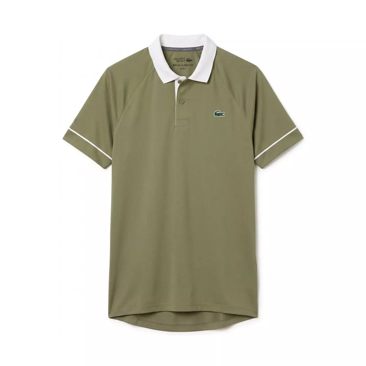 Lacoste Tennis Polo Novak Djokovic On Court Groen